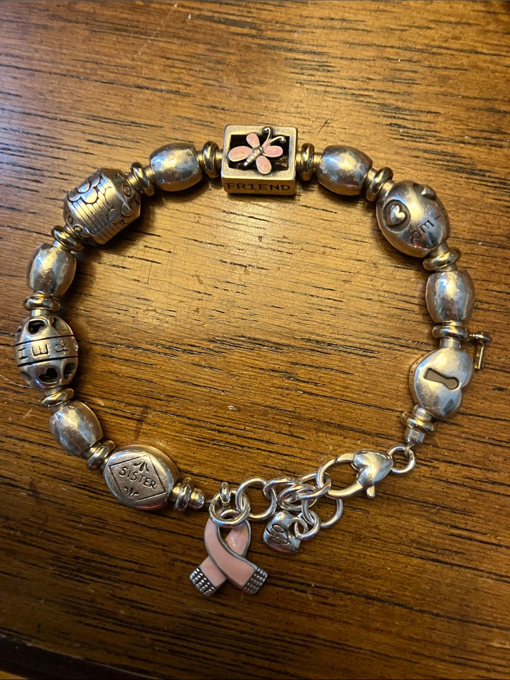 Brighton breast cancer awareness bracelet - Picture 3 of 5